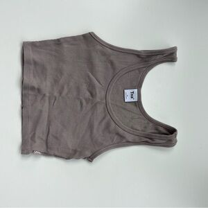 TNA Cropped Ribbed Tank